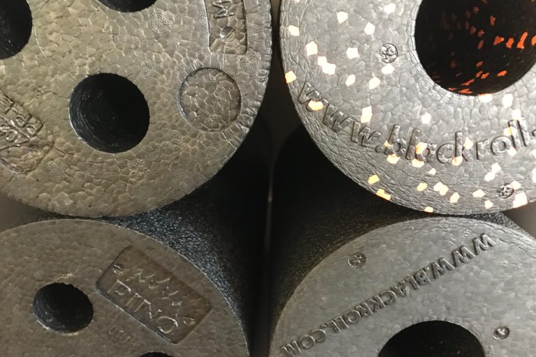 Faszien-Rollen für das Faszien-Yoga Schnuppern 2.0