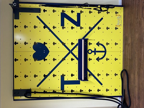 Sportwand mit Logo Therapiezentrum Axel Lieb